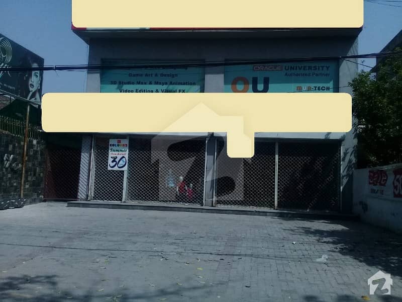 18 By 60 Shop Is Available For Rent At  Johar Town Phase 1 Block E At Prime Location