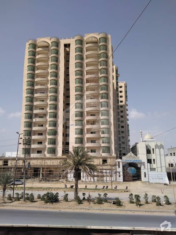 ٹیولِپ ٹاور سعدی روڈ کراچی میں 3 کمروں کا 9 مرلہ فلیٹ 1.3 کروڑ میں برائے فروخت۔