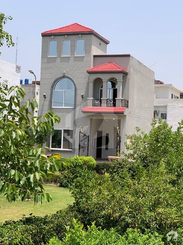 3 Marla Brand New Facing Park Spanish Design House For Sale In Al Kabir Town Phase 1 Lahore Along With Beacon House University
