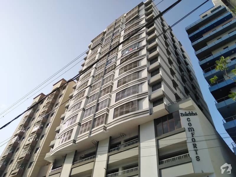 A Well Built Road Facing Zulakha Comfort 4 Bed Flat Is Up For Sale On Main Shaheed Millat Road