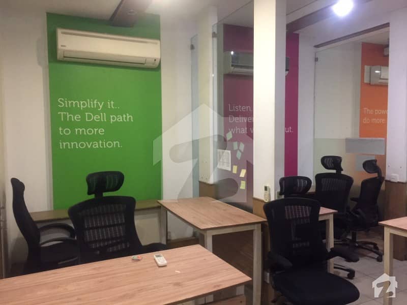 1200 Sq Ft Semi Furnished Office In Prestigious Office Project Of Clifton