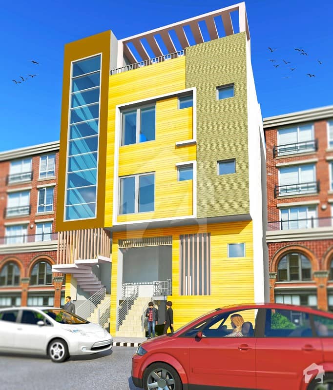 Under Construction 4 Storey Gray Structure Plaza For Sale