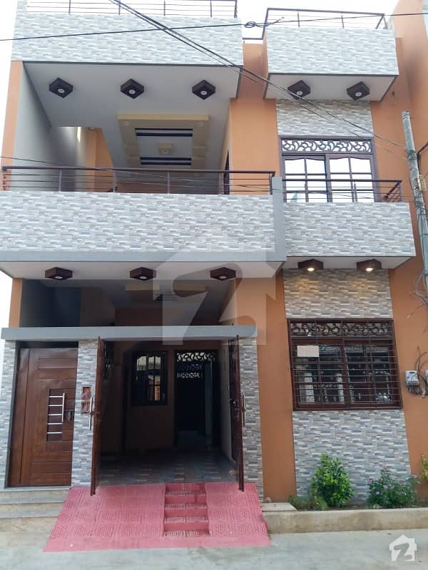 گلشنِ معمار - سیکٹر آر گلشنِ معمار گداپ ٹاؤن کراچی میں 4 کمروں کا 5 مرلہ مکان 1.38 کروڑ میں برائے فروخت۔