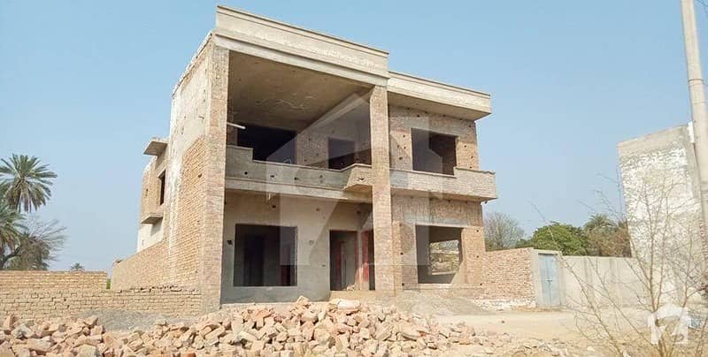 10 Marla House 70% Completed  In Iqbal Villas On Small Canal