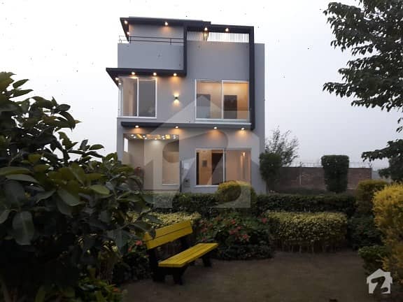 3.25 Marla Facing Park   Corner Brand New House For Sale In Kabir Town Phase 1