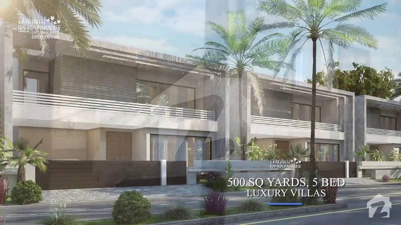 Semi Corner Paradise Villa 500 Sq Yard 5 Bedroom Double Storey VIP Location