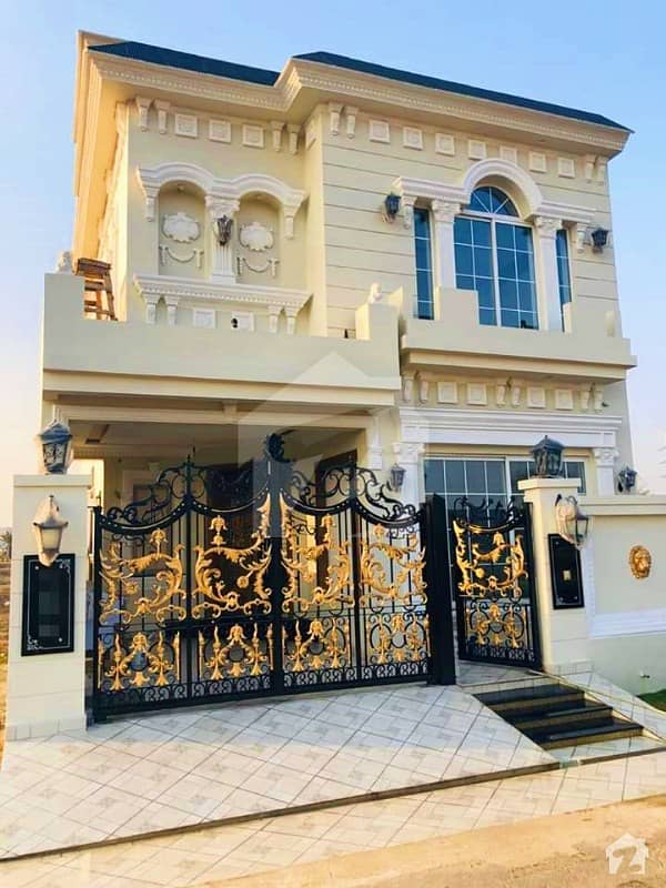 5 Marla Brand New Beautiful Built Spanish Design House For Sale In Dha Phase 9 Town Best Location