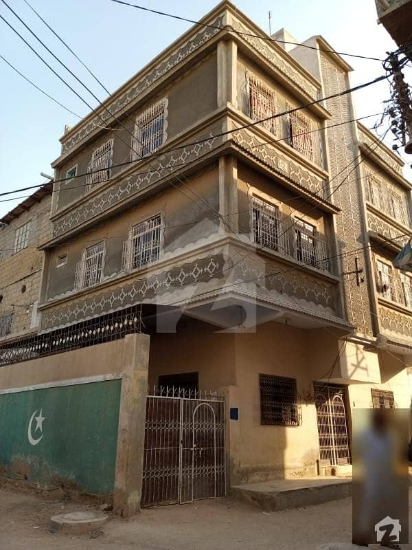 Ground + 2 Corner House For Sale In Hanifabad Karachi