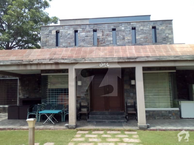 9 Kanal Lush Green Semi Furnished Beautiful Farm House For Sale Best Location Demand 7 Crore