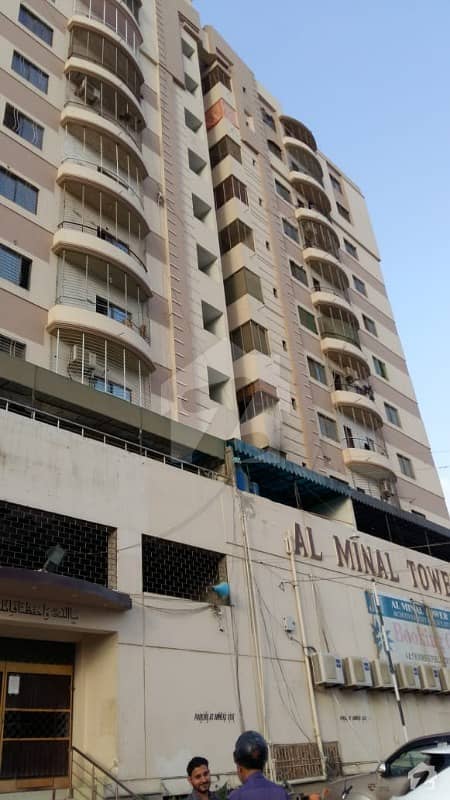 ال مینال ٹاور گلستانِِ جوہر ۔ بلاک 3 گلستانِ جوہر کراچی میں 2 کمروں کا 5 مرلہ فلیٹ 1.05 کروڑ میں برائے فروخت۔