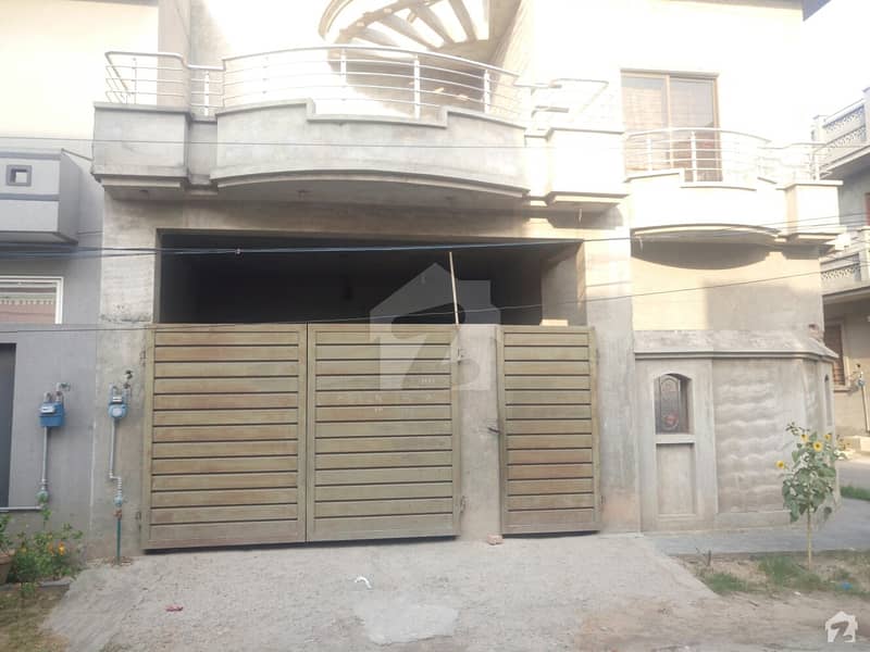 Corner Double Storey Grey Structure  House For Sale In Royal Garden