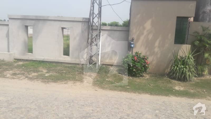 4 Kanal Corner Barki Road Farm House Land Boundary Wall Gate Is Available For Sale