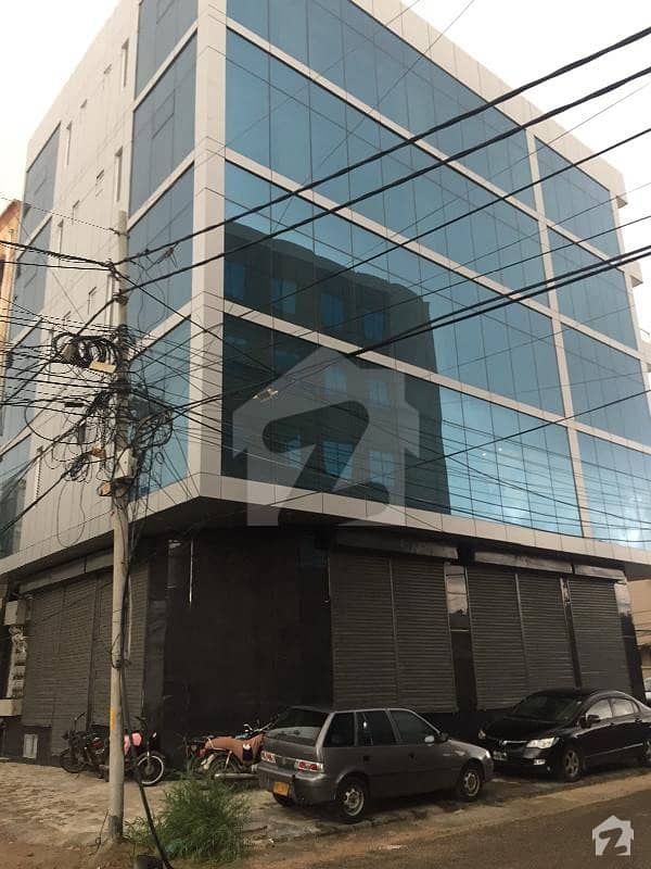 Defence Office For Sale In 3 Sides Corner Glass Elevation Building