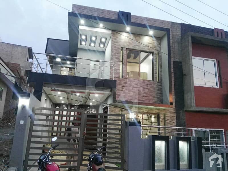 5 Marla Corner Double Storey Brand New Beautiful House For Sale At Adiala Road