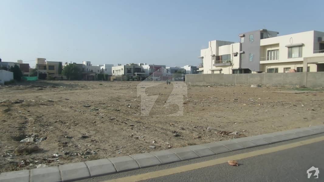 1000 Sq Yd Plot Is Up For Sale On Tipu  20th Street Corner Dha Phase 8