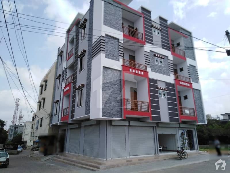گلشنِ معمار - سیکٹر ایکس گلشنِ معمار گداپ ٹاؤن کراچی میں 2 کمروں کا 4 مرلہ فلیٹ 65 لاکھ میں برائے فروخت۔