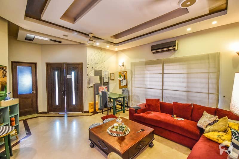 7 Marla Fully Furnished House For Rent At Prime Location Of Dha Phase 5 Near Park On 50 Feet Road
