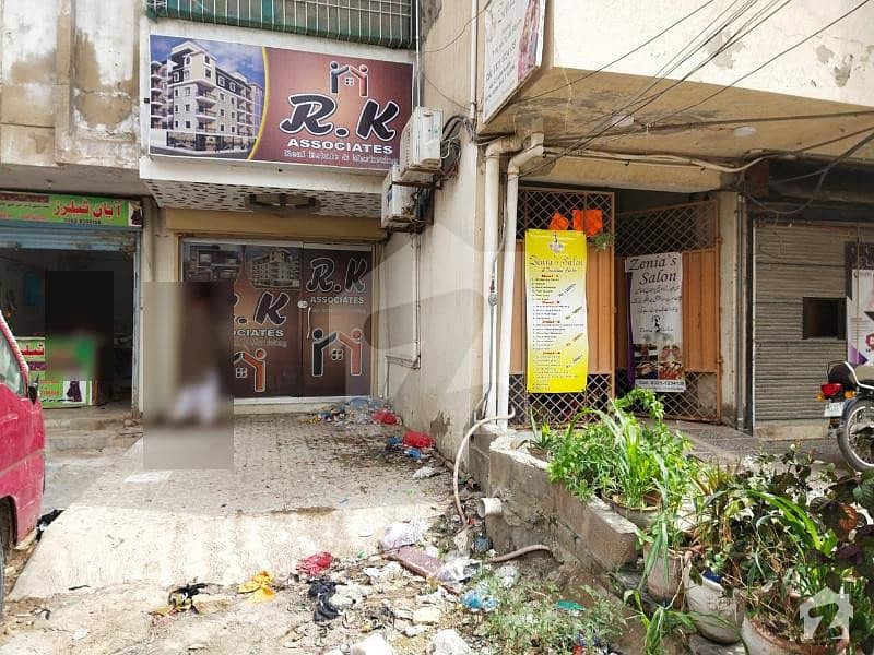 Shop Is Available For Sale In Good Location in Gulshan-e-Iqbal  block2 abid apartments.