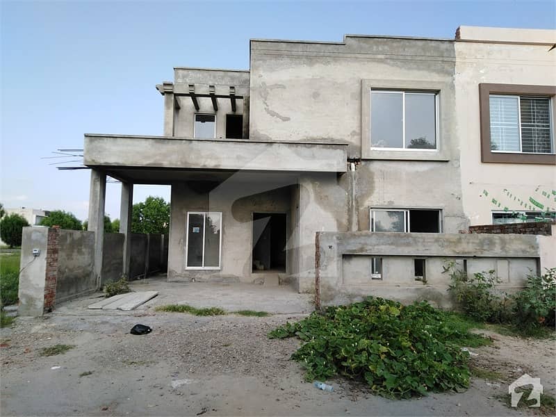 Double Storey Gray Structure House Is Available For Sale