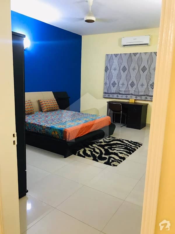 Dha Defence Phase VII Extension Furnished 1 Bedroom With Attached Bathroom Available For Rent