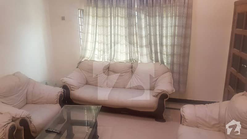 Fully Furnished Ground Portion For Rent In Very Neat Street