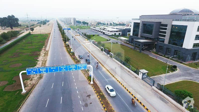 130 Feet Road Corner 32 Marla Commercial Plot For Sale In Phase 6 Main Boulevard Near Dha Office