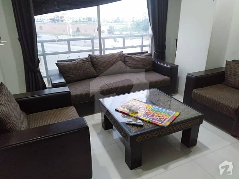 Recidencial  Flat For Sale Fully Furnished 1 Bed Cc Commercial Opposite To Future World School And Near Dolphin Chock Bahria Town Phase 8 Rawalpindi