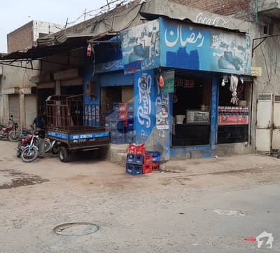 2.5 Marla Corner Shop For Sale At Nawabanwala Tariq Chowk Faisalabad