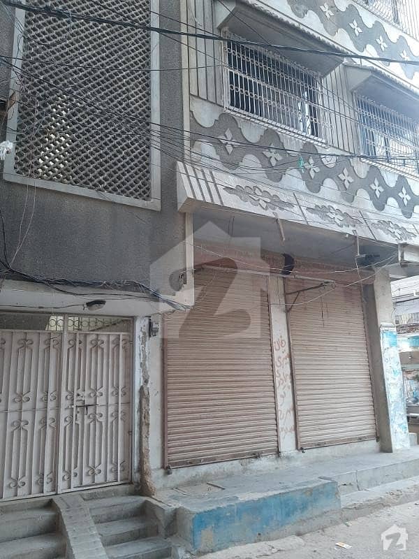 Corner House Situated In Prime Location Of Saeedabad Baldia Town, 24 Market East Open One Side Market Road And Other Side Street