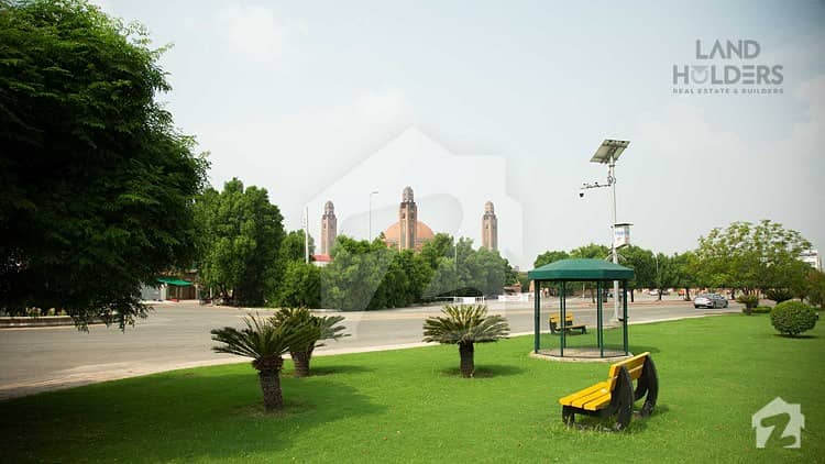 Main Boulevard 100ft Road Paid Plot For Sale In Ghaznavi Block Sector F Bahria Town Lahore