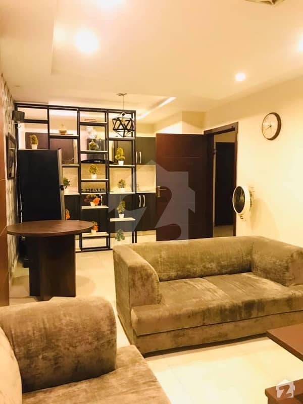 Single Bed Luxury Furnished Apartment For Sale In Sector C Bahria Town