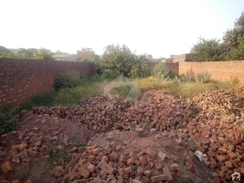 Commercial Plot Is Available For Sale Boundary Wall