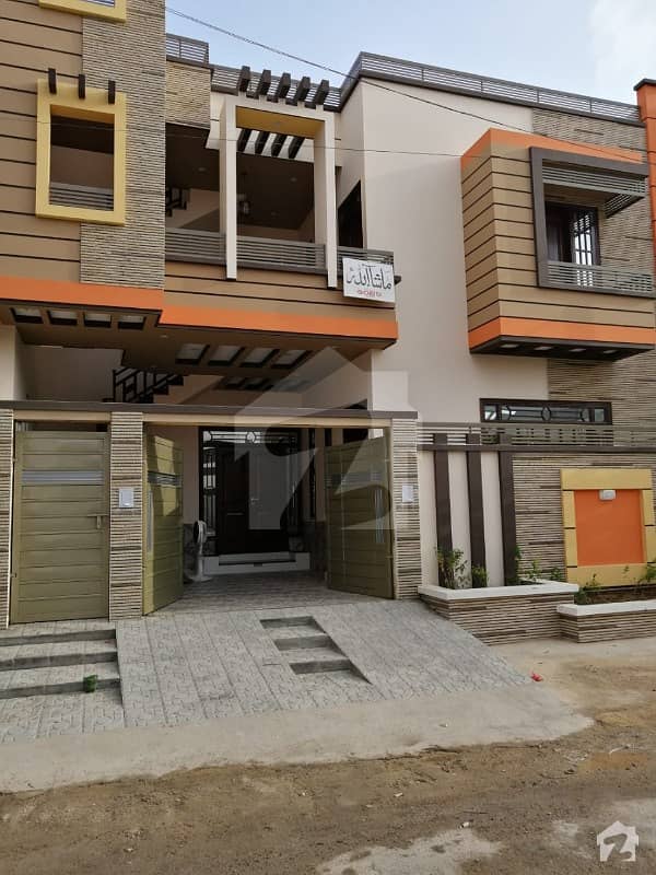 Beautiful 240 Yards Double Storey House For Sale At Block 3 Saadi Town